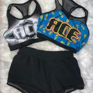 tank tops and shorts